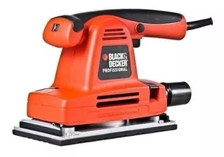 Lijadora Orbital Black & Decker Ss 11000rpm 1/2 Hoja 310w +p Color Naranja