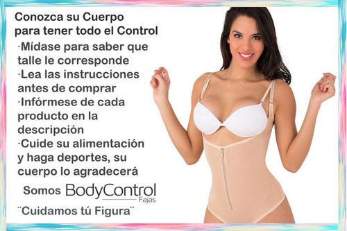 Imagen 9 de 10 de Faja Body Colaless Modeladora Reductor Body Control 0047