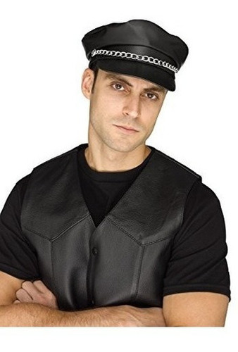 Forum Novedades Mens Adult Biker Hat Costume Accesory