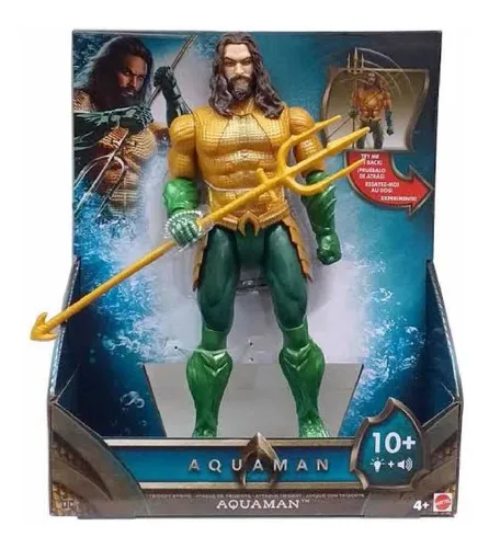Aquaman 12 Pulgadas Con Luz Y Sonido Mattel Env o gratis