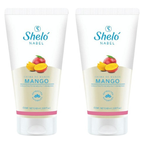 2 Pack Crema De Manos Mango Shelo