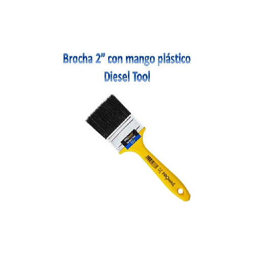 Brocha De 2 Pulgada  C/mango Plástico Diesel Tool 