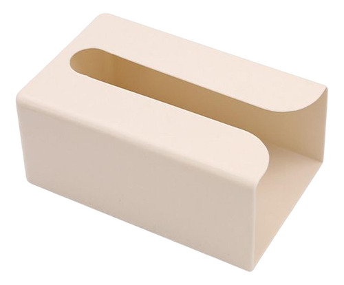 Caja De Cubierta De Papel Tisú Estante De Baño Beige