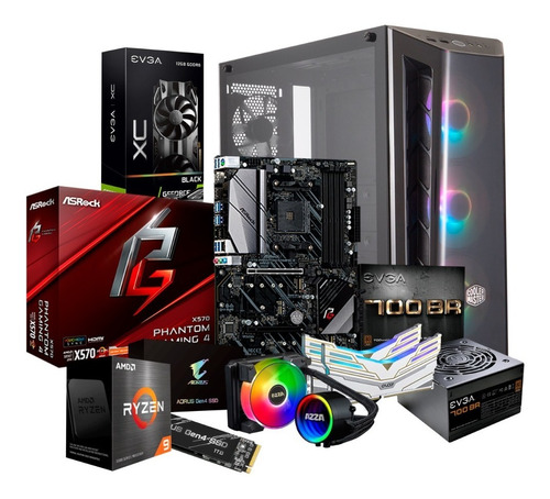 Computadora Gaming Ryzen9 5900x 16 Ram Ssd M.2 Tdv Rtx6gb