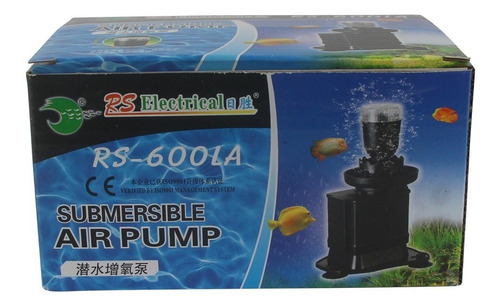 Imagen 5 de 10 de Bomba Sumergible Con Aireador Rs 600 Luz Led 3w Acuario