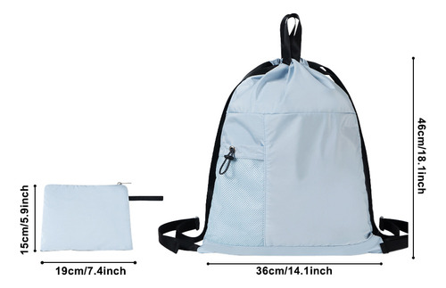 Mochila Plegable Ligera Para Viajes Al Aire Libre Senderismo 14l