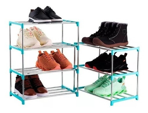 Zapatero Organizador De Zapatos Metálico 4 Niveles Practico