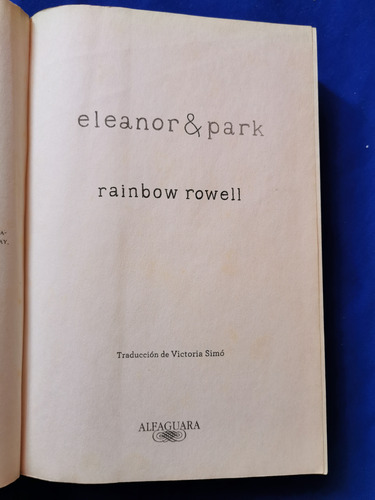 Eleanor & Park Rainbow Rowell (Usado)