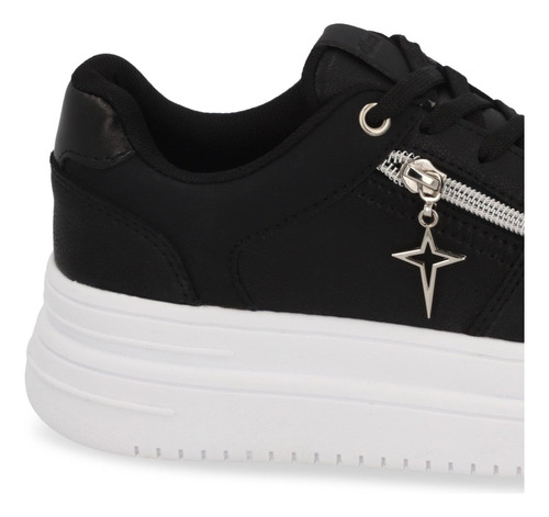 Zapato Alto Casual Pv50511 Antideslizante Cadena Cierre