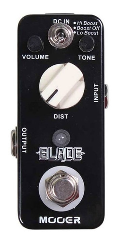 Pedal De Guitarra Mooer Blade Efecto Metal Distorsión