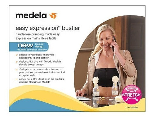 Brasier De Lactancia Talla Medium Medela, Color Negro
