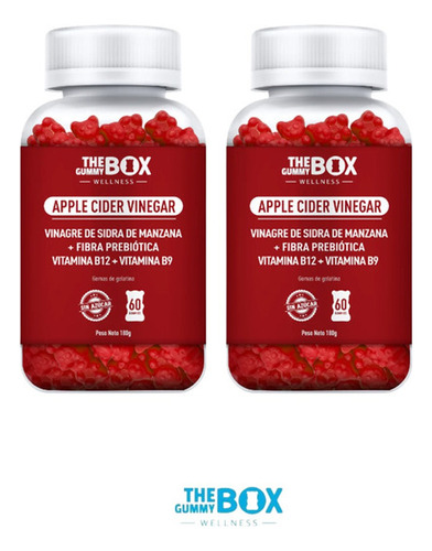 The Gummy Box Vitamina  Manzana 180 G X 2 Uds