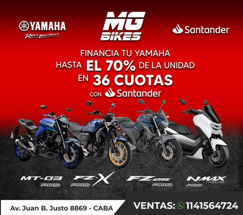 Yamaha Xtz 250 Abs 0km Año 2025 Mg Bikes