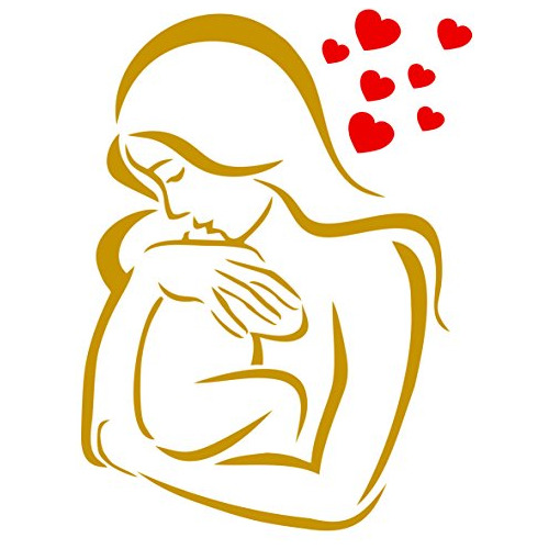 Baby Love Stencil, 3 X 4 Pulgadas (s) - Mother Love Chi...
