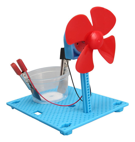 3 Kits De Motor Eléctrico De Hoja De Ventilador De Juguete