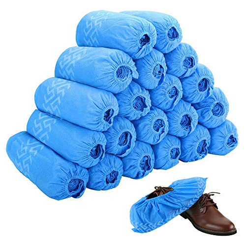 Disposable Boot & Shoe Covers 200 Pack (100 Pairs) | No...