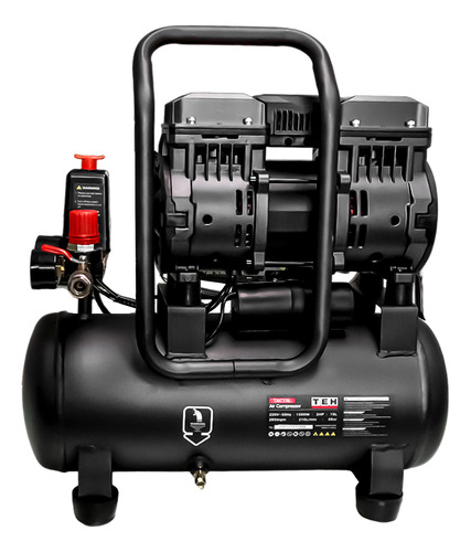Compresor De Aire Silencioso 15 Litros 2hp Tehtools