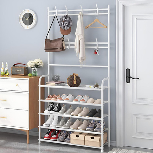 Organizador De Zapatos Colgador Perchero 5 Niveles - Norplat Blanco