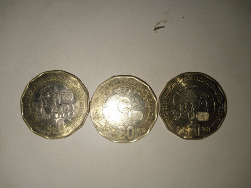 Monedas De 20 Conmemorativas 