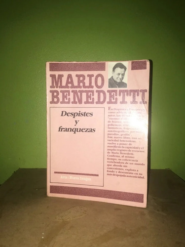 Libro, Despistes Y Franquezas De Mario Benedetti