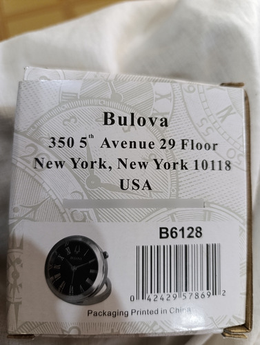 Reloj Despertador Bulova