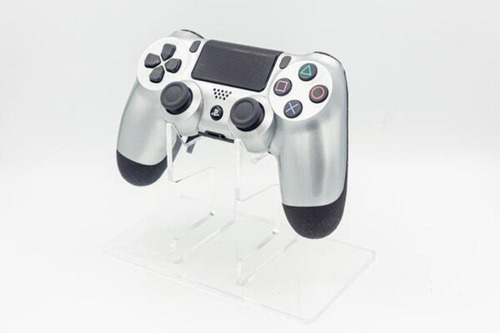 Controle Stelf Ps4 Com Grip Silver Gloss