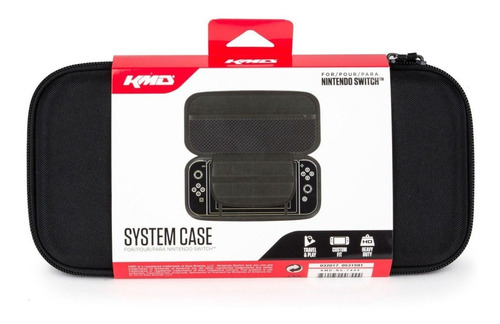 Funda Kmd Premium Travel Case Nintendo Switch Black Ade