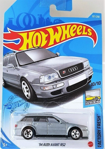 Hotwheels '94 Audi Avant Rs2 #157 2021 Plata