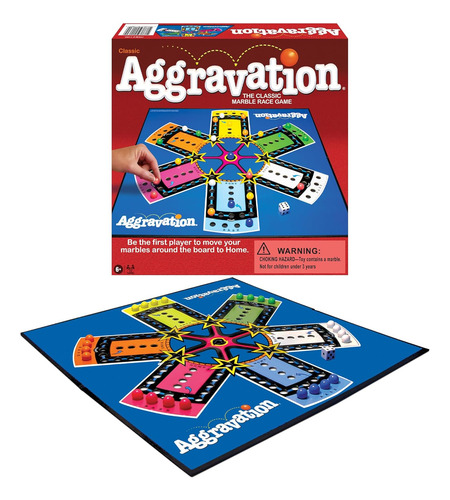 Aggravation Con Ilustraciones Retro De Winning Moves Game...