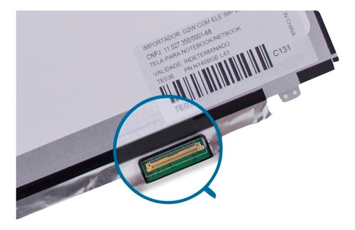 Imagem 4 de 4 de Tela P/ Notebook Dell Inspiron 14 3421 14 Hd Marca Bringit