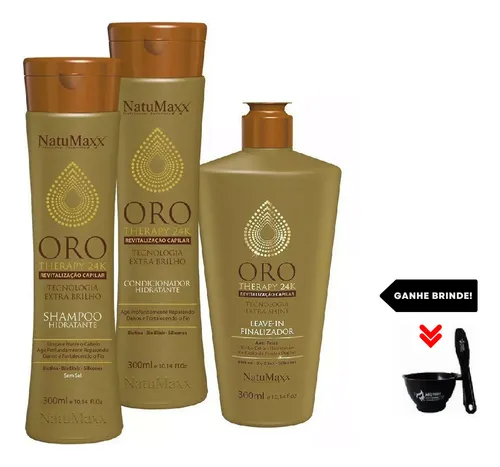 comprar Natumaxx Oro Therapy Shampoo E Condicionador 300ml+ Leave-in