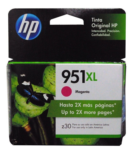 Cartucho Hp 951xl 951 Magenta Original Cn046al Vigente Verif