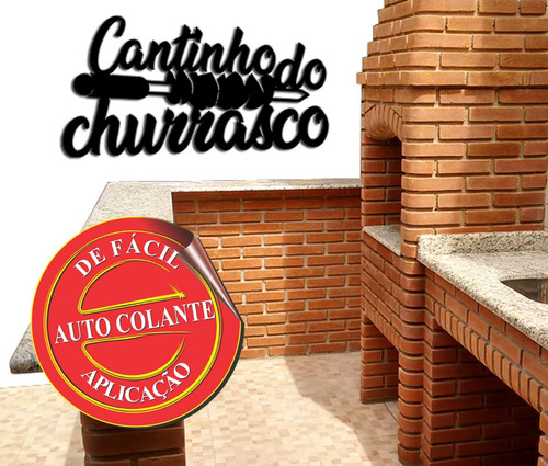 Imagem 1 de 3 de Painel Decorativo Cantinho Do Churrasco Com Pintura