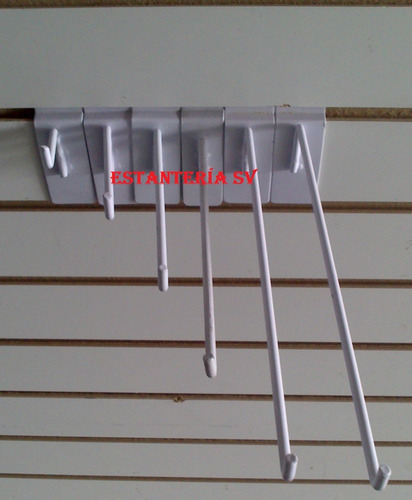 Gancho Blister Panel Ranurado Exhibipanel 100 Piezas 3/16