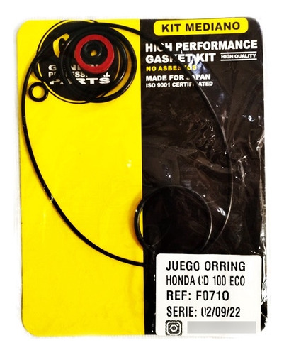 Kit Orings Motor Gpp Honda Cd 100-eco 100-c 70-c 90-akt 110