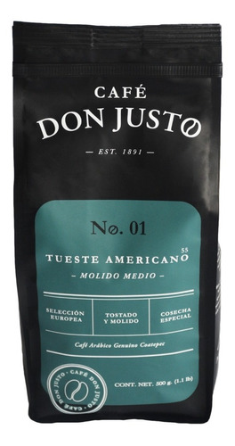 Café Don Justo Tueste Americano 500g