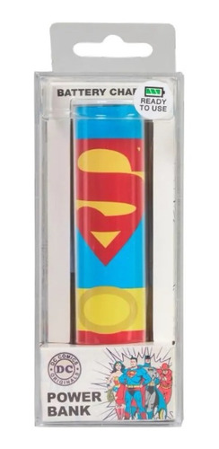 Bateria Externa Portatil Powerbank Dc Superman
