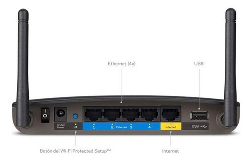 Router Wi-fi Enrutador Ac1200 E6100 2 Antenas Doble Banda