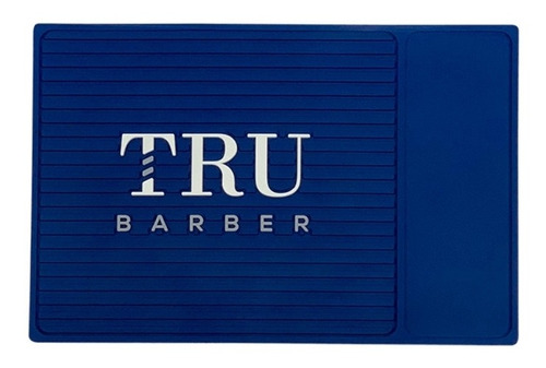 Tru Barber Organizer Mat Alfombra Barbero Azul Chica