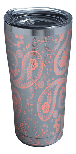 Patrón Paisley Vaso Aislado De Triple Pared Viaje Que ...