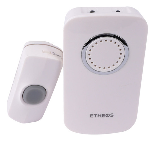 Timbre Inalambrico Exterior 100 Mts Blanco Etheos Digital