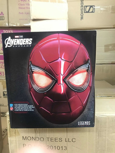 Casco Electronico Iron Spider Marvel Legends Spider-man