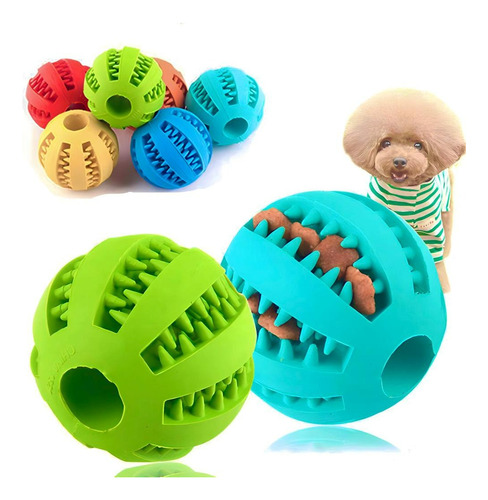 Brinquedo Interativo Caes Porta Petiscos Ração Anti Stress ! Cor Verde
