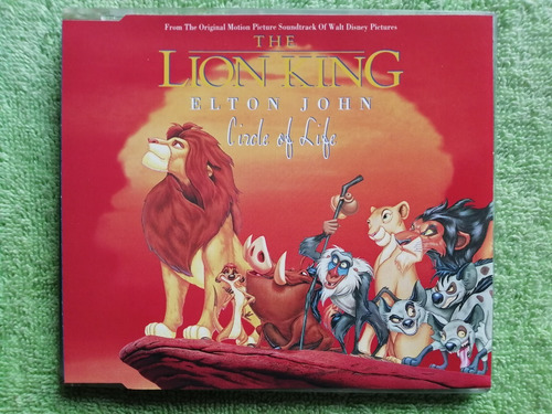 Eam Cd Maxi Single Elton John Circle Of Life 1994 Lion King 