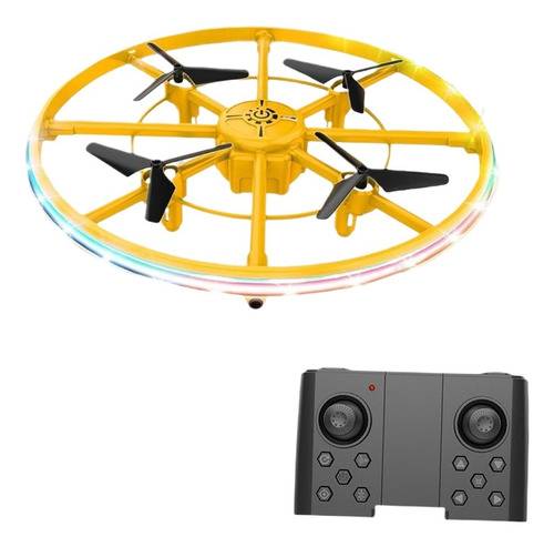 . Mini Drone Colors Luces Led Con Control Remoto Rc Flying