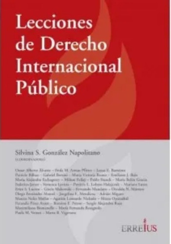 Gonzalez Napolitano Lecciones De Dcho. Internacional Público