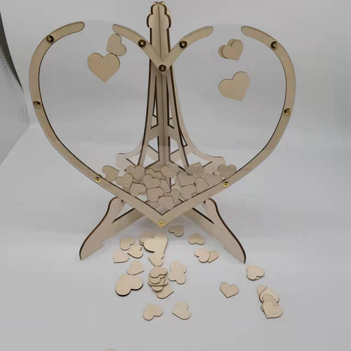 Libro De Invitados De Boda Decoración De 60 Corazones