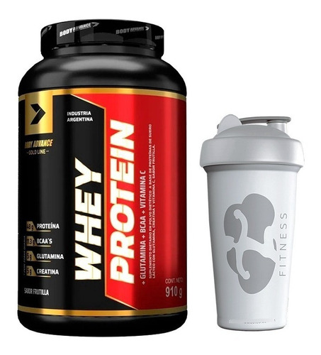 Whey Protein Body Advance X 910 Gr + Vaso