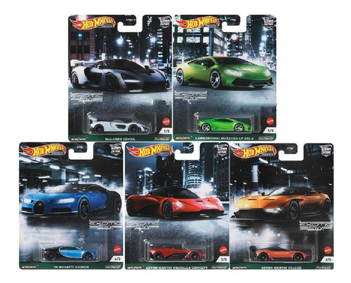 Hot Wheels Exotic Envy Car Culture Set 5 Minis 2021