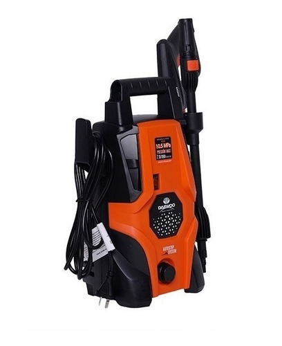 Imagen 2 de 9 de Hidrolavadora eléctrica Daewoo Eco DAX1130 naranja y negra de 1200W con 105bar de presión máxima 110V/240V - 50Hz/60Hz